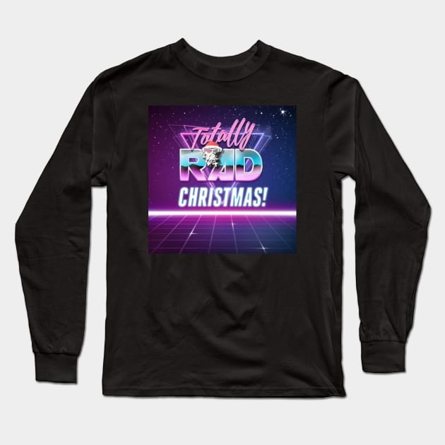 Totally Rad neon logo Long Sleeve T-Shirt by Totally Rad Christmas